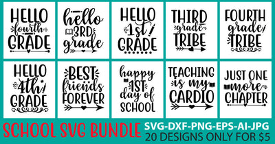 Back To School Svg Bundle SVG Syaman 