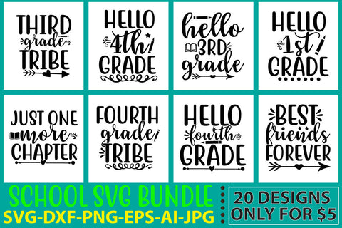 Back To School Svg Bundle SVG Syaman 