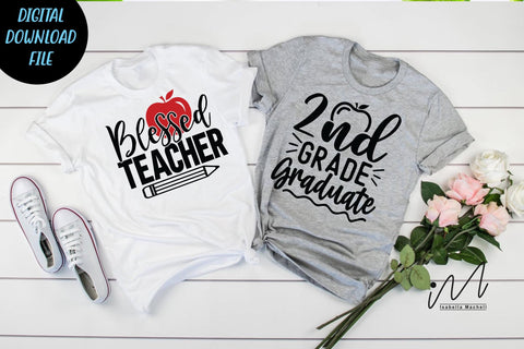 Back to school svg bundle, teacher t shirt svg, Teacher shirt svg, Teacher gift svg,Teacher appreciation svg,gift for teacher svg, Teacher svg SVG Isabella Machell 