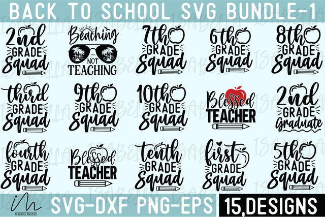 Back to school svg bundle, teacher t shirt svg, Teacher shirt svg, Teacher gift svg,Teacher appreciation svg,gift for teacher svg, Teacher svg SVG Isabella Machell 