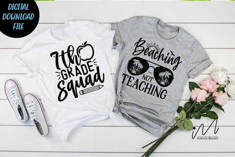Back to school svg bundle, teacher t shirt svg, Teacher shirt svg, Teacher gift svg,Teacher appreciation svg,gift for teacher svg, Teacher svg SVG Isabella Machell 