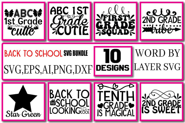 Back to School SVG Bundle Vol. 2 SVG Craftlabsvg24 