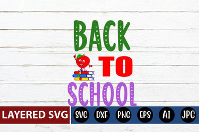 Back to School Svg cut file SVG Blessedprint 