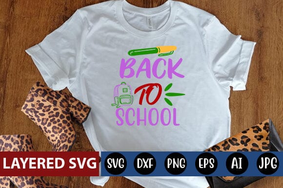 Back to School Svg Cut File SVG Blessedprint 