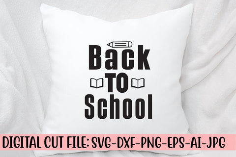 Back to School SVG Cut File SVG Syaman 