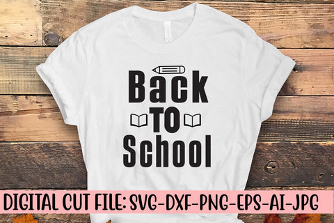 Back to School SVG Cut File SVG Syaman 