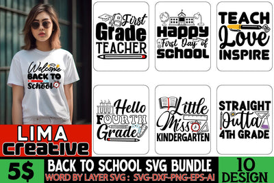 Back to School SVG Design Bundle Sublimation Insomnia Std 