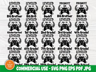 Back to School SVG, Gamer Svg, Big Brother Svg SVG TonisArtStudio 