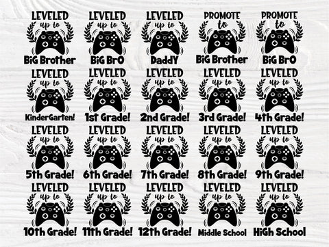 Back to School SVG, Gamer Svg, Big Brother Svg SVG TonisArtStudio 