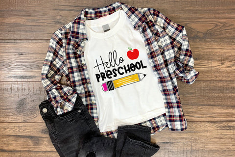 Back to School SVG | Hello Preschool SVG SVG CraftLabSVG 