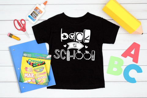 Back to School SVG I First Day School Shirt SVG I School SVG SVG Happy Printables Club 