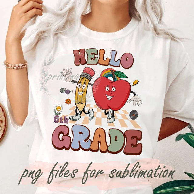 Back To School Svg Png Bundle Retro First Day Of School 2nd Grade Pre K Kindergarten Pencil Smiley App TeacherLife Sublimation Download Sublimation PrintingLife 