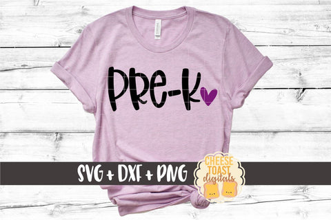 Back to School SVG | Pre-K SVG Cheese Toast Digitals 