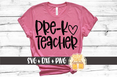 Back to School SVG | Pre-K Teacher SVG Cheese Toast Digitals 
