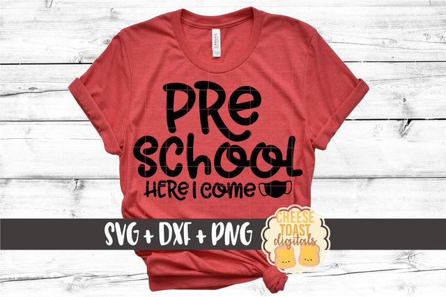 Back To School SVG | Preschool Here I Come - Mask Design SVG Cheese Toast Digitals 