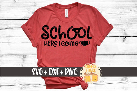 Back To School SVG | School Here I Come - Mask Design SVG Cheese Toast Digitals 