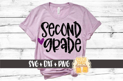 Back to School SVG | Second Grade SVG Cheese Toast Digitals 