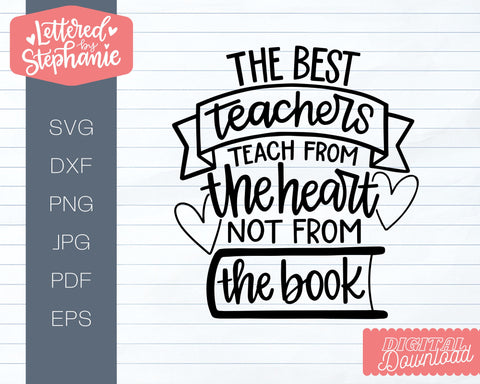 Back to School SVG & Sublimation designs, teacher svgs SVG Lettered by Stephanie 