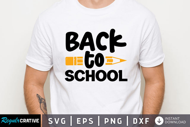 Back to school SVG SVG Regulrcrative 