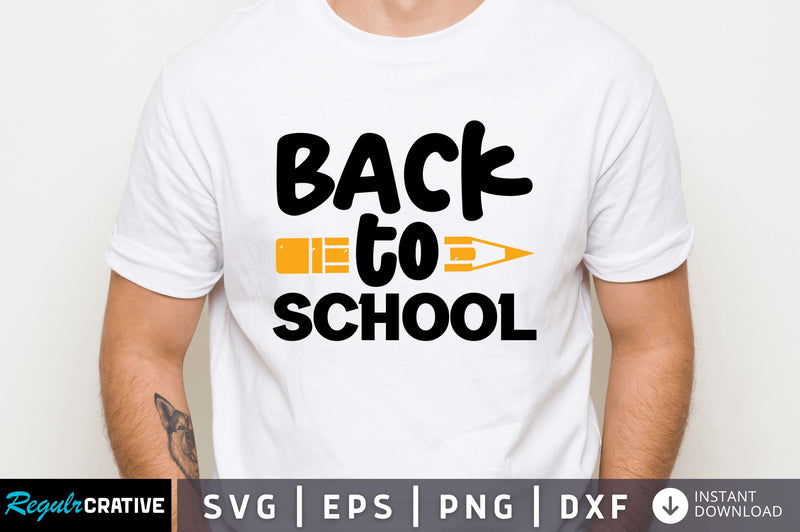 Back to school SVG SVG Regulrcrative 