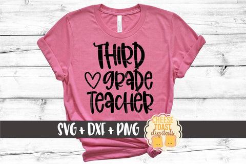 Back to School SVG | Teacher Heart Bundle SVG Cheese Toast Digitals 