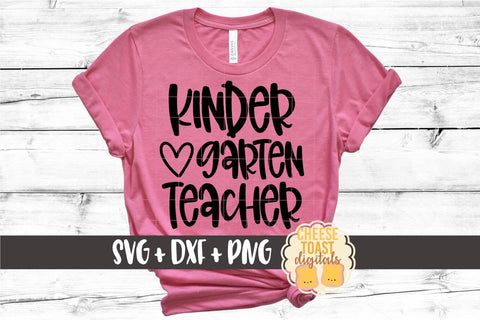 Back to School SVG | Teacher Heart Bundle SVG Cheese Toast Digitals 