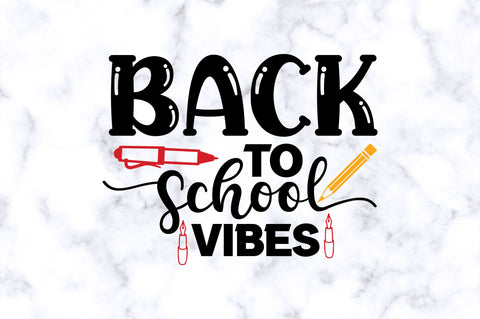 Back to school vibes SVG SVG Regulrcrative 