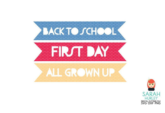 Back To School Words SVG Sarah Hurley 