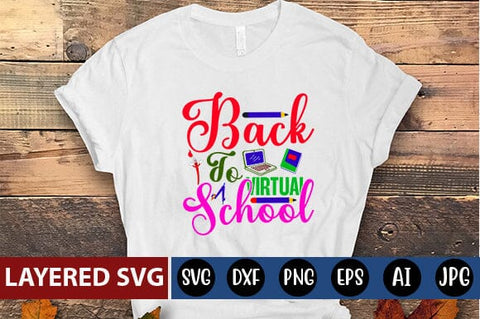 Back to Virtual School Svg cut file SVG Blessedprint 