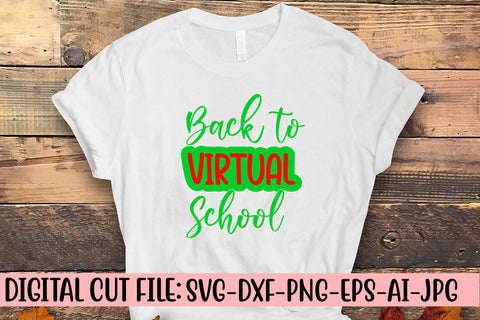 Back To Virtual School SVG Cut File SVG Syaman 