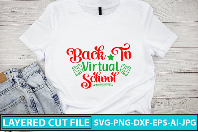 Back To Virtual School SVG Cut File SVG Syaman 