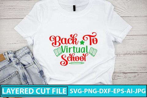 Back To Virtual School SVG Cut File SVG Syaman 