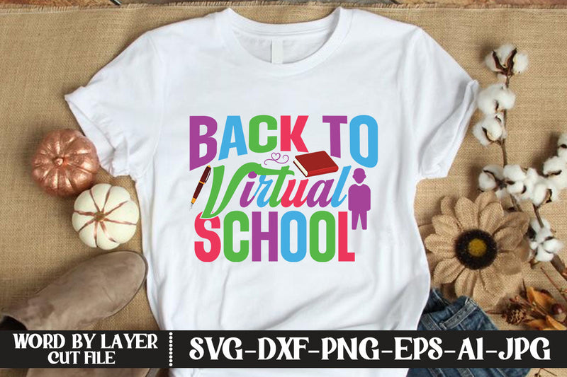 Back To Virtual School SVG DESIGN SVG MStudio 