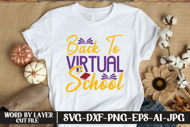 Back To Virtual School SVG DESIGN SVG MStudio 