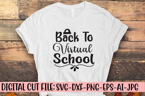 Back To Virtual School Svg SVG Syaman 