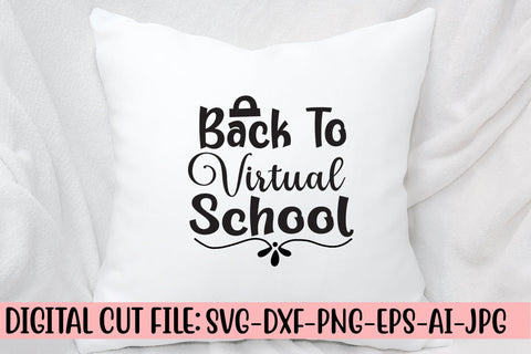 Back To Virtual School Svg SVG Syaman 