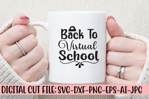 Back To Virtual School Svg SVG Syaman 