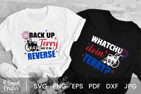 Back up Terry Put it in Reverse SVG Whatchu Doin' Terry svg, Funny Couple's 4th of July SVG, Fourth of July SVG, Independence Day Svg, Png SVG Fauz 