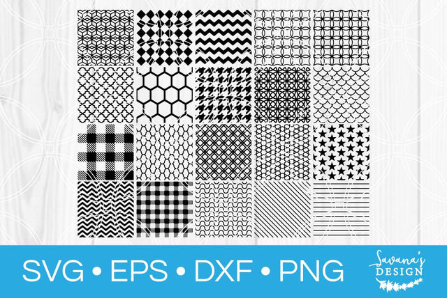 Background Pattern Bundle SVG SavanasDesign