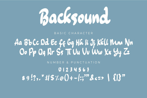 Backsound Bold Script Font LetterdayStudio 