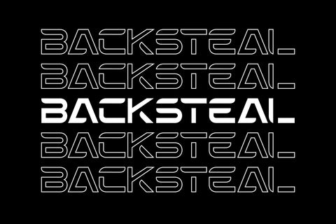 Backsteal - Sport Style Font Font ahweproject 