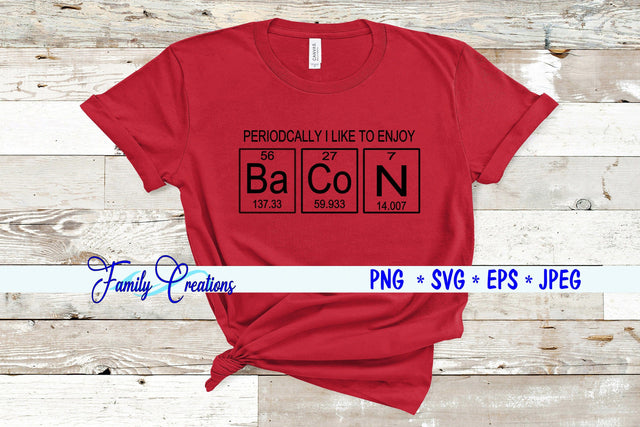 Bacon Chart SVG Family Creations 