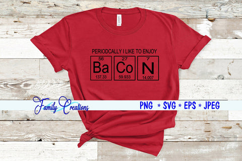 Bacon Chart SVG Family Creations 