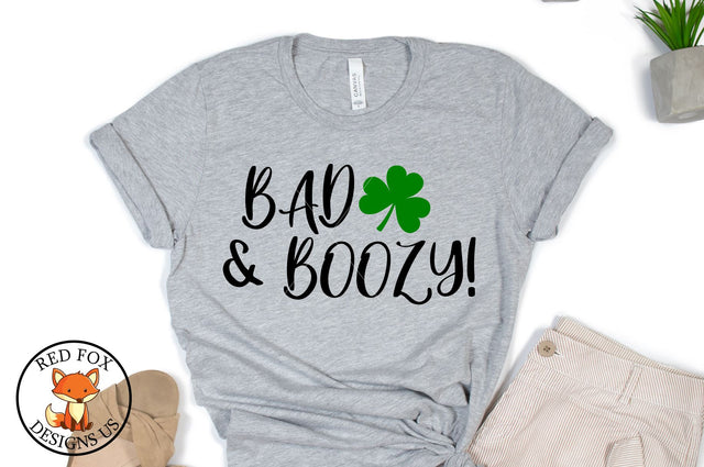Bad and Boozy | St Patrick's Day | SVG PNG DXF SVG RedFoxDesignsUS 