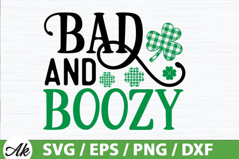 Bad and boozy SVG SVG akazaddesign 