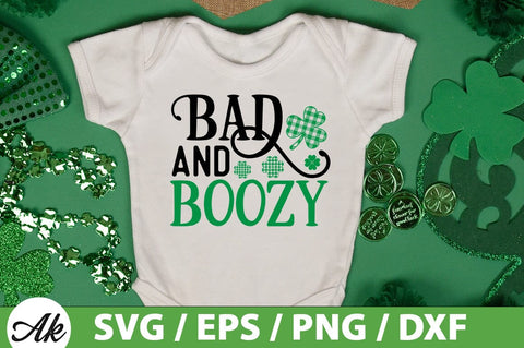 Bad and boozy SVG SVG akazaddesign 