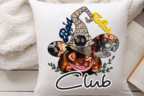 Bad Witch Club Halloween Sublimation Sublimation Creativeart88 