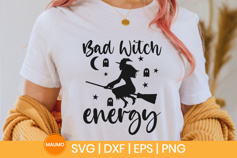 Bad witch energy | Halloween svg quote SVG Maumo Designs 
