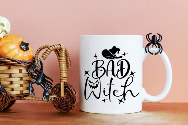 Bad Witch SVG | Halloween Quotes SVG Cut File SVG dapiyupi store 