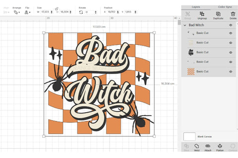 Bad Witch SVG Retro Halloween Witchy Shirt Design for Cricut SVG OrangeBrushStudio 